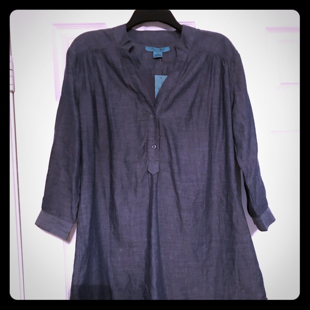 Chambray tunic